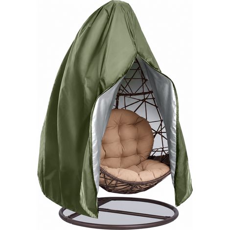 Housse de protection pour fauteuil suspendu œuf 1 place 190T vert armée 115x190 cm vert 190t 115 190 700 g – Livraison gratuite
