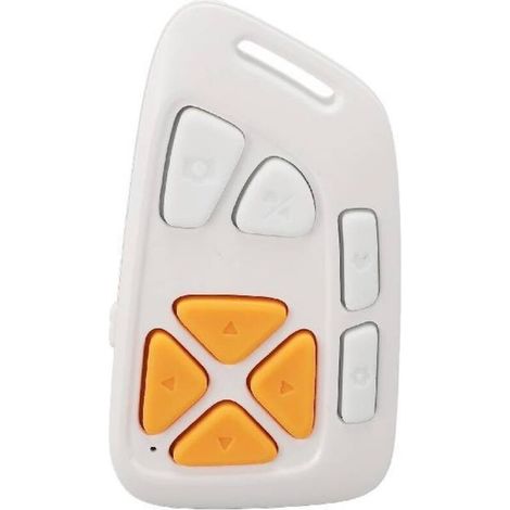 Dpofirs Télécommande à Défilement for TikTok Clicker Page Turner for Télécommande Bluetooth for Caméra Scroller Remote for iOS/Android (blanc) (1/5)