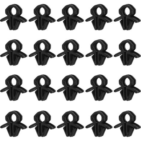 Clip de Tuyau de Frein Clip de Support de Tuyau de Câblage Plastique Noir Compatible avec 4 Runner 1984-2020 (1/5)
