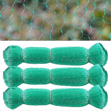 Filet anti-oiseaux vert pour plantes de jardin, résistant et durable, protège les plantes et les arbres fruitiers, empêche les oiseaux, les cerfs et la volaille d'entrer. Meilleure clôture extensible. (1/4)