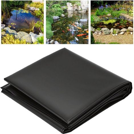 Revestimiento para estanques de 3 x 4 m, fabricado en HDPE, para estanques de jardín, 0,2 mm (1/5)