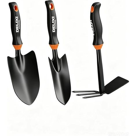 Delicious Ensemble de Pelle de Jardinage Outils Floraux Petite Pelle Ménage Ensemble Complet d'Outils Floraux avec Manches en Bois