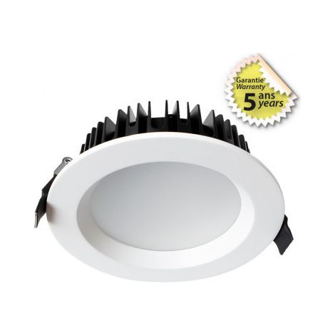 Spot LED fixe blanc rond 28W 4000K - Garantie 5 ans Miidex Lighting® (1/5)