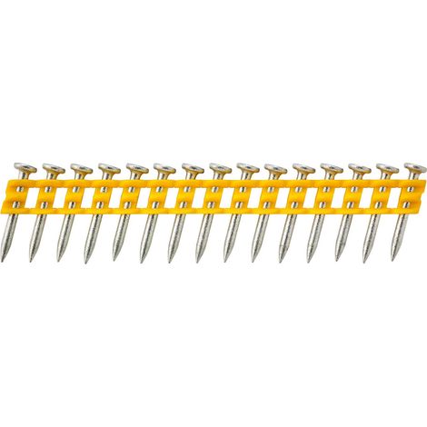 Caja de 1005 clavos estándar para hormigón para clavadora 2.6x25MM - DEWALT - DCN8901025
