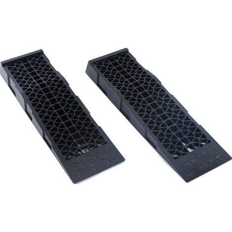 Rampes de levage de voiture, lourdes, extra larges, noir (1/2)
