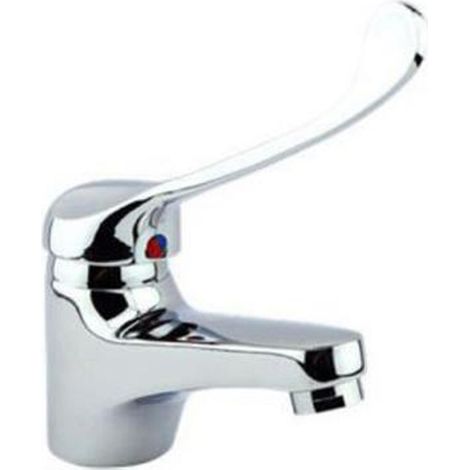 RUBINETTO MISCELATORE CROMATO CASA BAGNO LAVABO LAVANDINO KIT MONTAGGIO JH-5031 (1/2)