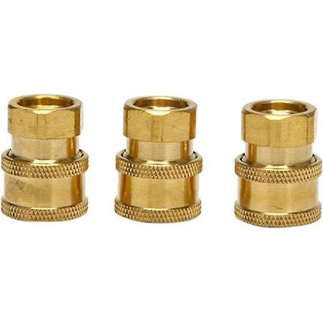 Kit de raccord rapide pour nettoyeur haute pression, raccord rapide 1/4 pouce, douille à filetage interne NPT. (1/5)