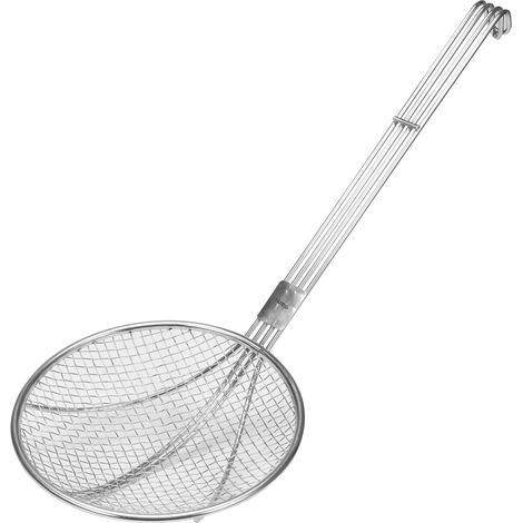 Abseihlöffel, Drahtsieb, Grobsieb 200mm Maschenweite 5mm