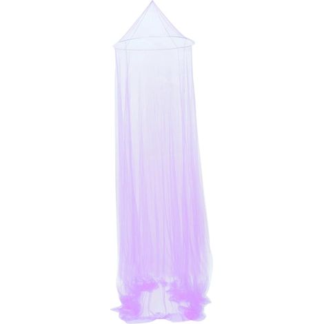 Ciel de lit conique en maille Uonlytech Dome, polyester lavande (1/4)