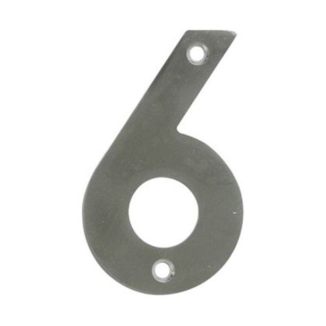 Numero 6 acciaio inox 10cm 6774 amico (1/2)