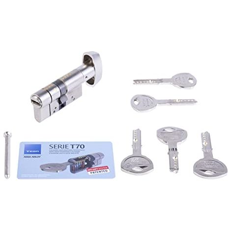 Cilindro ad alta sicurezza T70 Button 30x30 N TESA - T75B3030N (1/4)