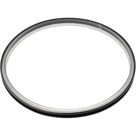 Deckeldichtung kompatibel mit Vorwerk Thermomix TM31 Küchenmaschine – Dichtungsring, transparent/schwarz (1/5)