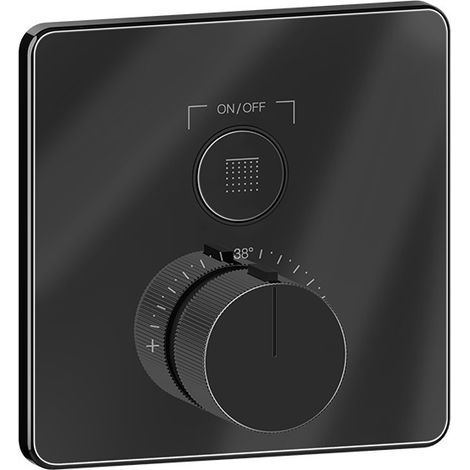 Termostato Gessi Hi-Fi listo para montar con botón de