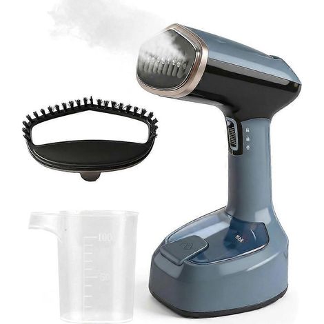 Défroisseur vapeur de voyage pliable, 1500 W, chauffe rapide, se plie à plat pour les bagages à main, les hôtels et les voyages d'affaires, prise européenne - JBMEDIA (1/4)
