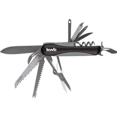 Coltello tascabile kwb 016120 11 utensili acciaio alluminio (1/2)