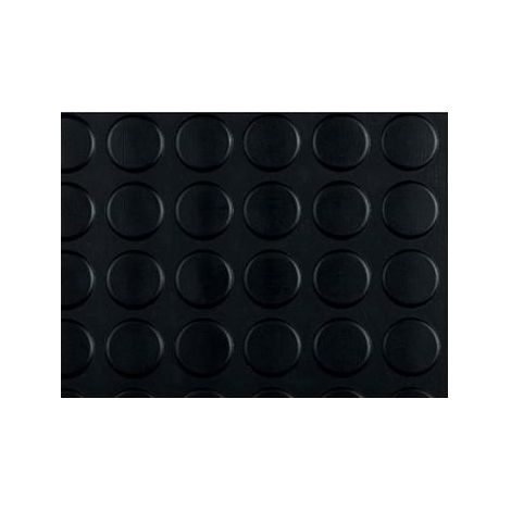 PAVIMENTO ROTOLO BOLLE NERO PVC H100.