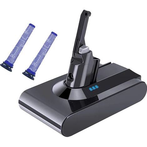 Remplacement de batterie V8 pour aspirateur, compatible avec Dyson SV10, 1 batterie 2 préfiltre (1/5)