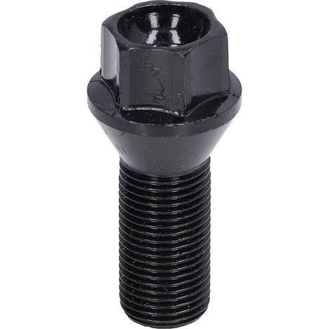 Jeffergarden Boulon de roue M14x1,25, écrou, goujon en acier forgé à froid, remplacement noir pour séries 1 2 3 5 7 X1 X3 X5 X6-DOU