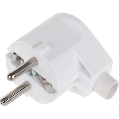 Enchufe angular con toma de tierra Unischuko WT-20