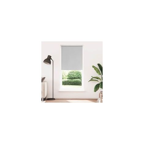 Store occultant à enrouleur 84,4 x 230 cm, largeur du tissu 80 cm, gris - Crezuo (1/4)