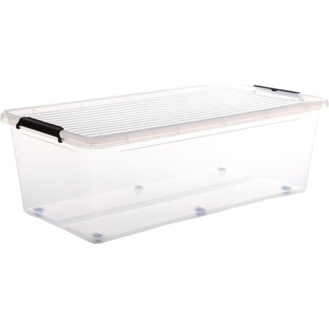 Boîte en plastique transparente 55l clip n' box - 5five (1/5)