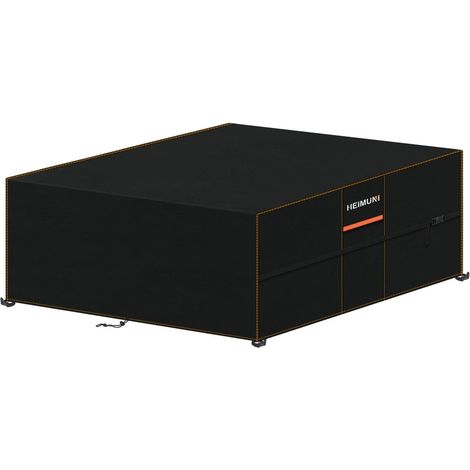 Gartenmöbel Abdeckung 250x250x90cm Wasserdicht 420D Oxford Loungesofa Tisch Schutzhülle (1/5)