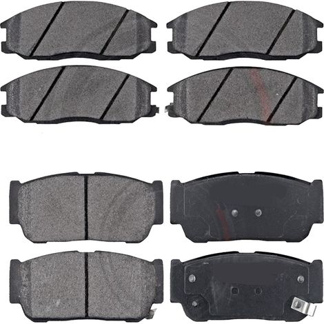 KIT PASTIGLIE FRENO ANTERIORI E POSTERIORI compatibile con TOYOTA C-HR (X1) / PASTIGLIE FRENANTI AUTO OEM P 83 171,P 83 160 / SOSTITUZIONE DIRETTA / BASSA POLVERE / SILENZIOSO