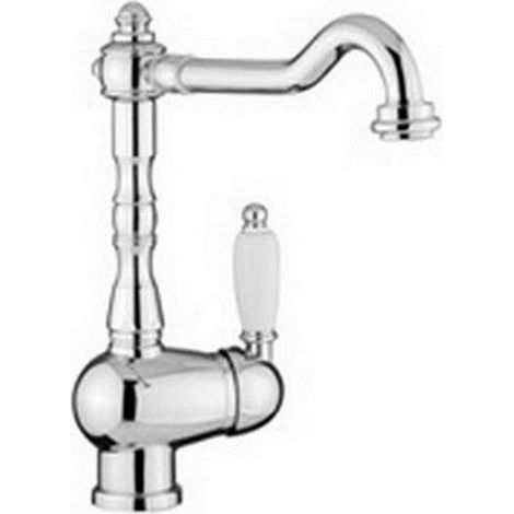 Miscelatore lavello monocomando canna orientabile Paffoni serie Belinda-Melissa FME181CR  Cromato - Ottone