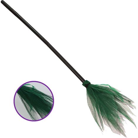 Décoration Halloween Sorcière - Accrochage Murale ou Suspendue - En Plastique et Fil Réseau - Couleurs Assorties - Lot de 1 (1/2)