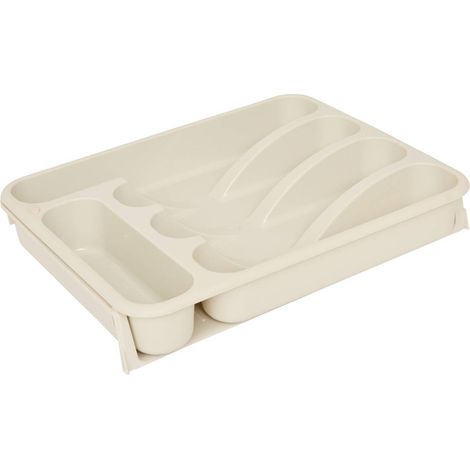 Besteckkasten poly stretch 6 fächer beige - 5five (1/5)