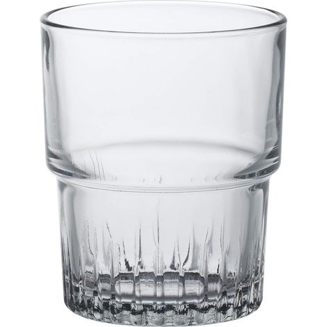 Lot de 6 Verres Empilables 16cl - Verre Trempé Transparent - Résistance Chocs et Micro-ondes - Idéal Quotidien et Réception - Fabrication Française (1/3)