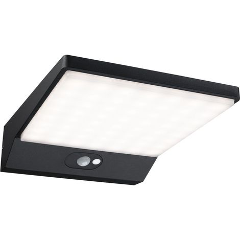 Paulmann 94334 - Lampada a LED per esterni a energia solare, IP44, luce bianca calda, incl. 1 x 5 Watt, illuminazione per esterni, in alluminio, 3000 K (1/5)