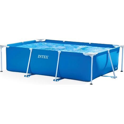 28272NP - Piscine Metal Frame Junior rectangulaire Tubulaire (l) 3,00 x (l) 2,00 x (h) 0,75m (1/4)