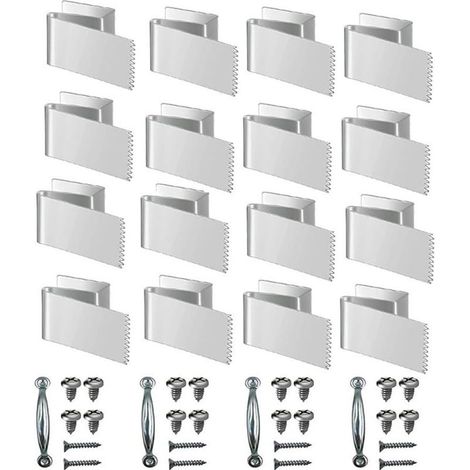 de fixation pour panneaux de contreplaqué clips anti ouragan (1/2)