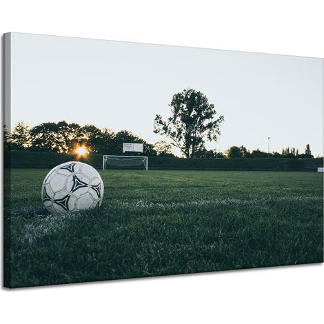 Leinwanddruck Jugendfußball 120x80 cm