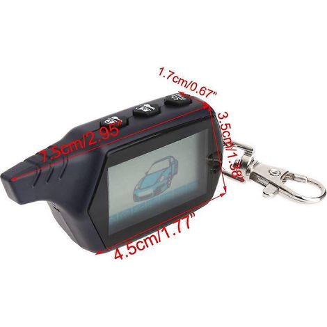 LCD-Display für russische Version der Starline-Fernbedienung, Auto-LCD-Alarmanlage, sicher (1/5)