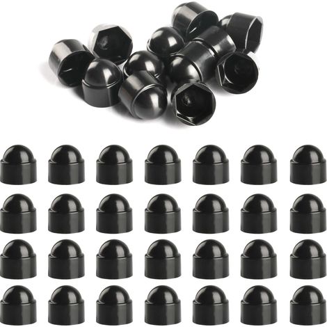 50 Pièces M5 Capuchons De Protection En Plastique Noir Fabriqué En Plastique Résistant Et Incassable – Durable, Anticorrosion Et Adapté à Une Utilisation Prolongée. (1/5)