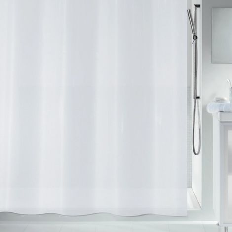 Cortina de ducha de PEVA orgánico 120x200cm Blanco Spirella