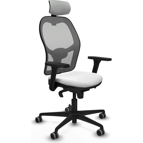 Piqueras y Crespo Jorquera Silla de oficina blanca confortable (1/3)