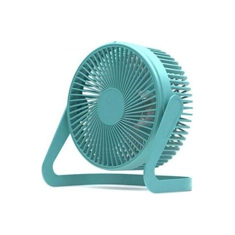 PA Petit ventilateur USB de bureau Mini ventilateur électrique de bureau silencieux vert (1/3)