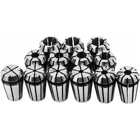 Set di pinze ER11 da 13 pezzi, mandrino portapinze ER11, supporto per pinza a molla ER11 da 1-7 mm per utensili per fresatura di incisione (1/4)