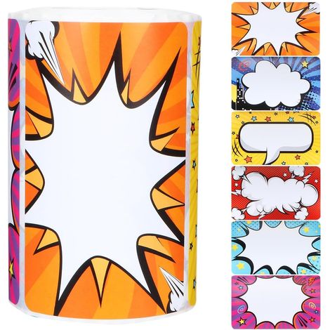stickers 1 roll of 250 paper stickers for marking and (1/5)