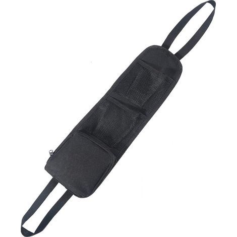 Organisateur Lateral Siege Auto - Poche Rangement Filet pour Siege Passager Avant - Compatible Tous Vehicules - 42 x 14 x 2 cm - 1 Piece (1/5)