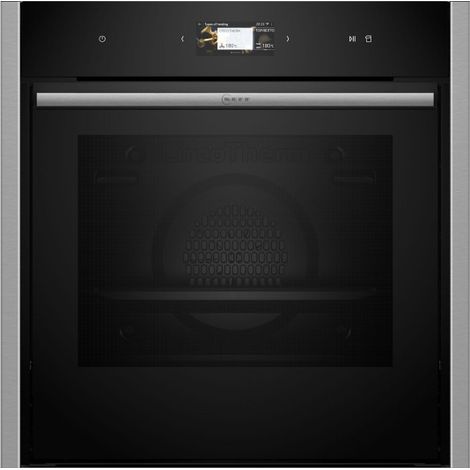Neff – Four traditionnel encastrable 71 litres – B64VS71N0 – Efficacité énergétique A+ – Porte coulissante Slide & Hide – Nettoyage pyrolyse