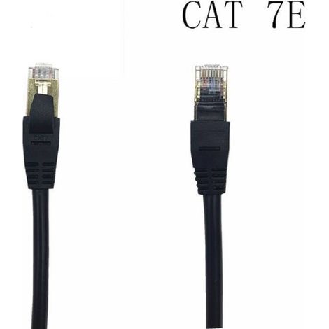 Trade Shop - NETZWERK PATCHKABEL ETHERNET CAT7E MIT RJ45 STECKERN LÄNGE 1 METER IT-7010 - (1/2)