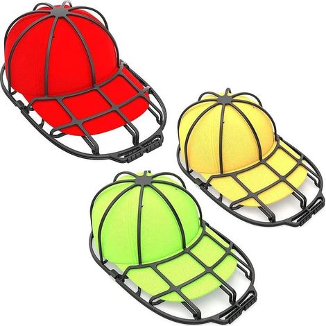 3 Pièces Lave Casquette, Support Casquette, Lavage Casquette, Rondelle De Chapeau Pour Casquettes De Baseball