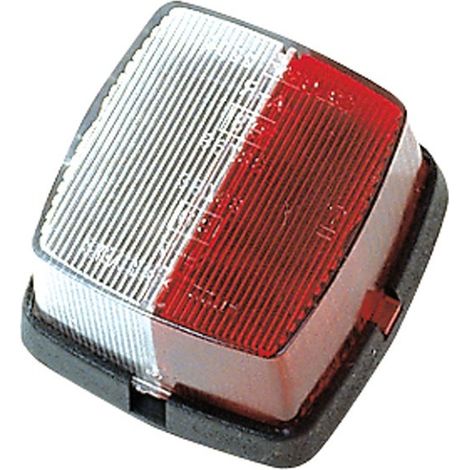 Feu de gabarit à poser 12V – Dimensions 60 x 55 x 40 mm – Entraxe de fixation 30 mm – Livré sans ampoule – CEA
