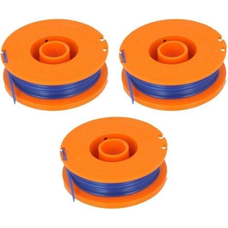 Flymo FL225 Lot de 3 bobines rechange pour débroussailleuse sans fil CT250/CT250X et à alimentation unique 1,5 mm, 10 m par bobine - PACK (1/5)