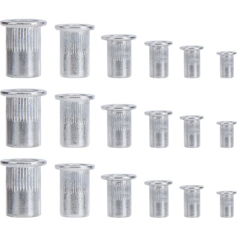 190 Pièces Boulons à Rivet en Aluminium Fixation Rapide Résistants à la Corrosion pour Automobile et Mobilier (1/5)
