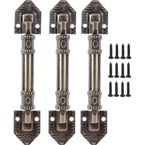 Antiker Türgriff aus Aluminiumlegierung, Schrankgriff, Türbeschläge aus Holz (1/5)